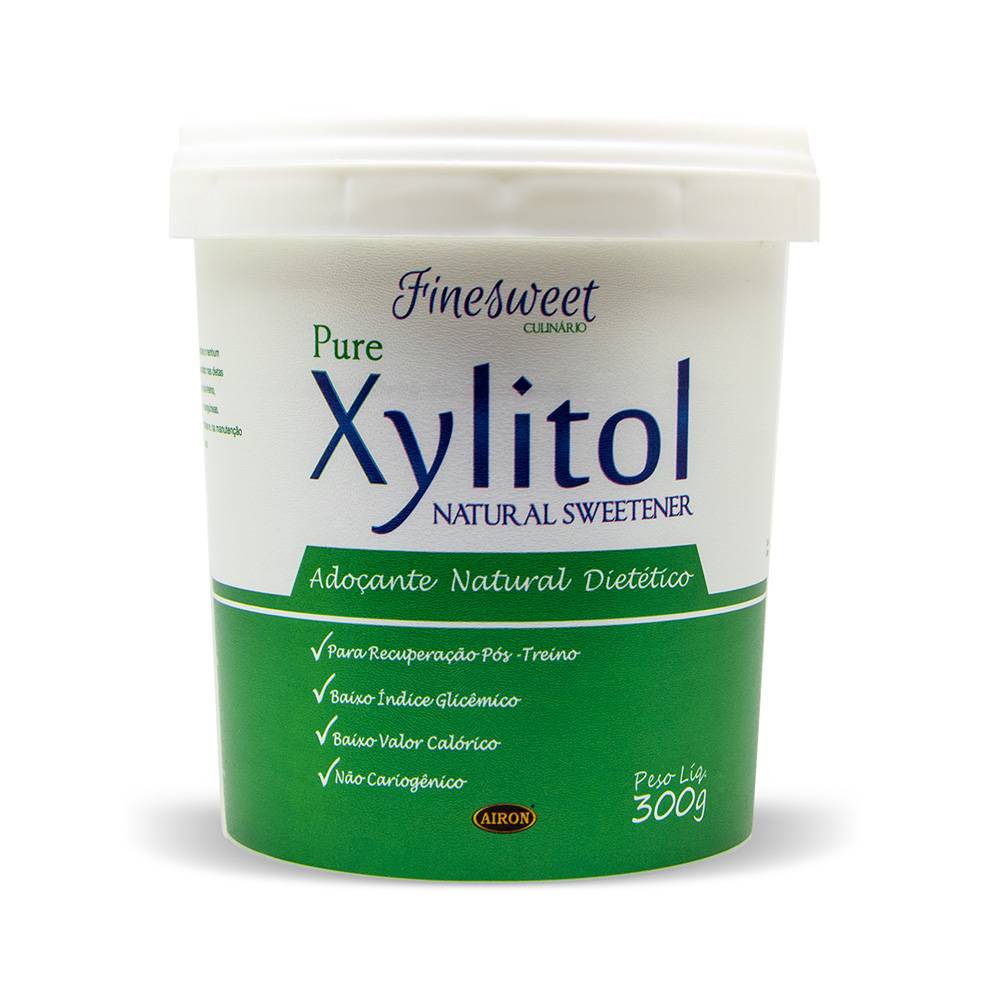 Adoçante natural pure xylitol Airon - Pote 300g