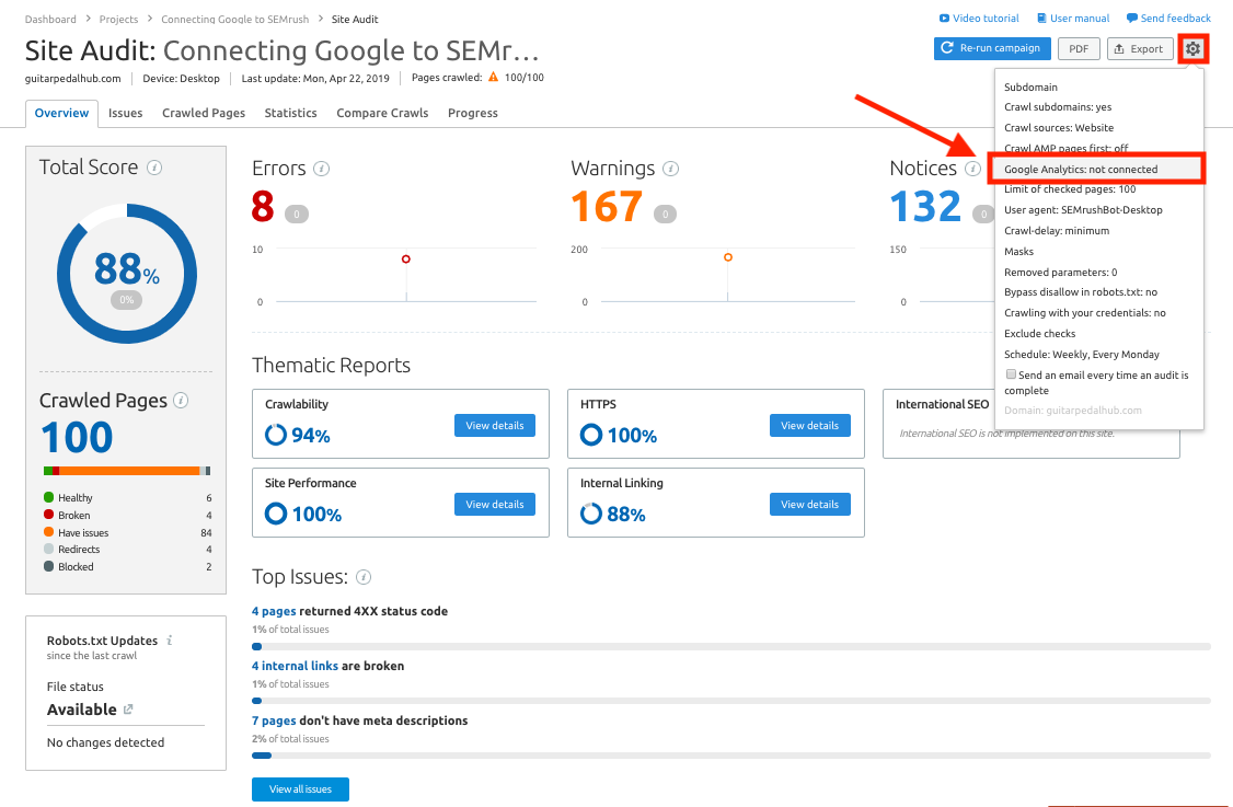 PDF) Utilização do Google Analytics para levantamento de dados