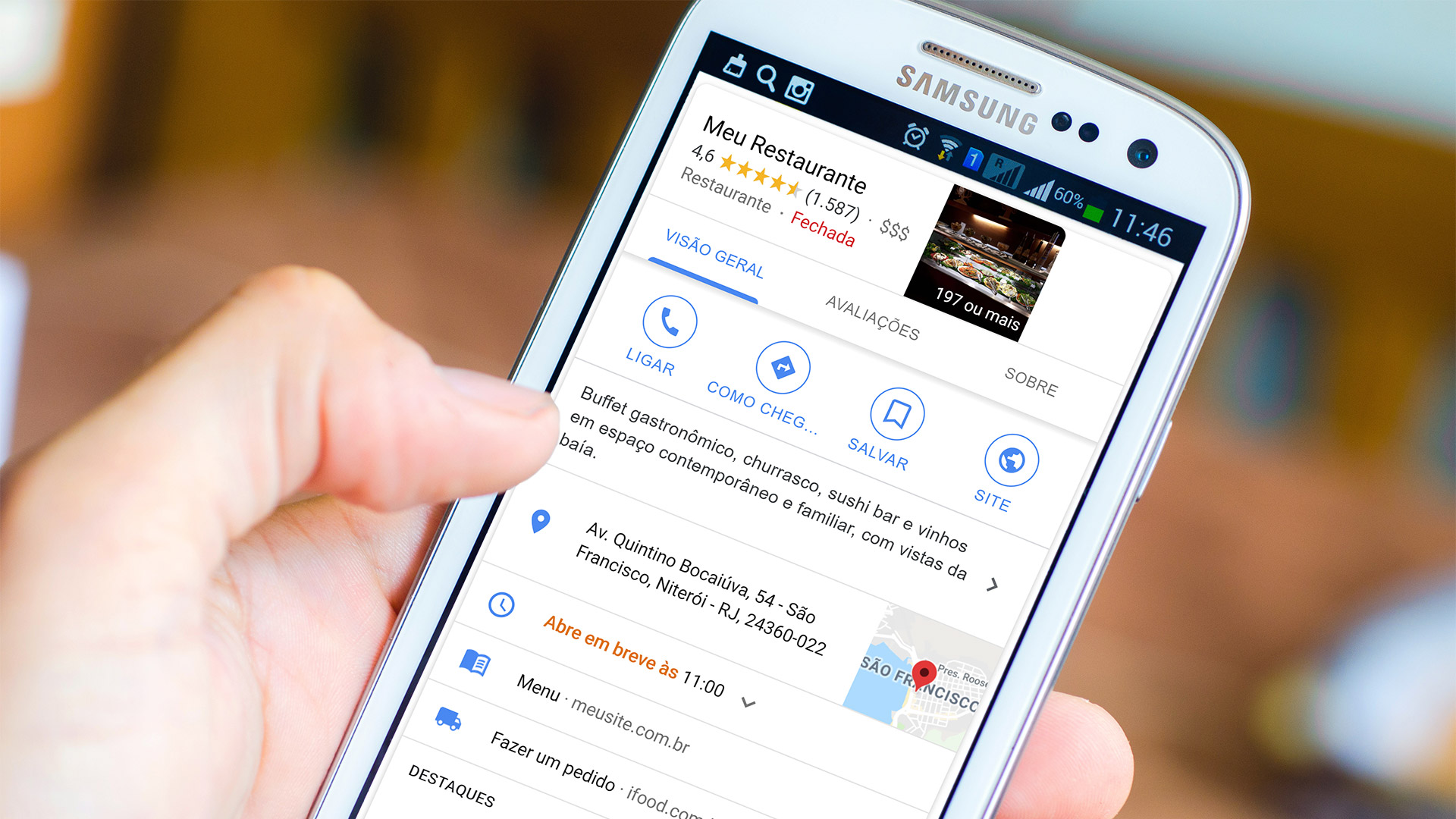 Apareça para quem está perto de você