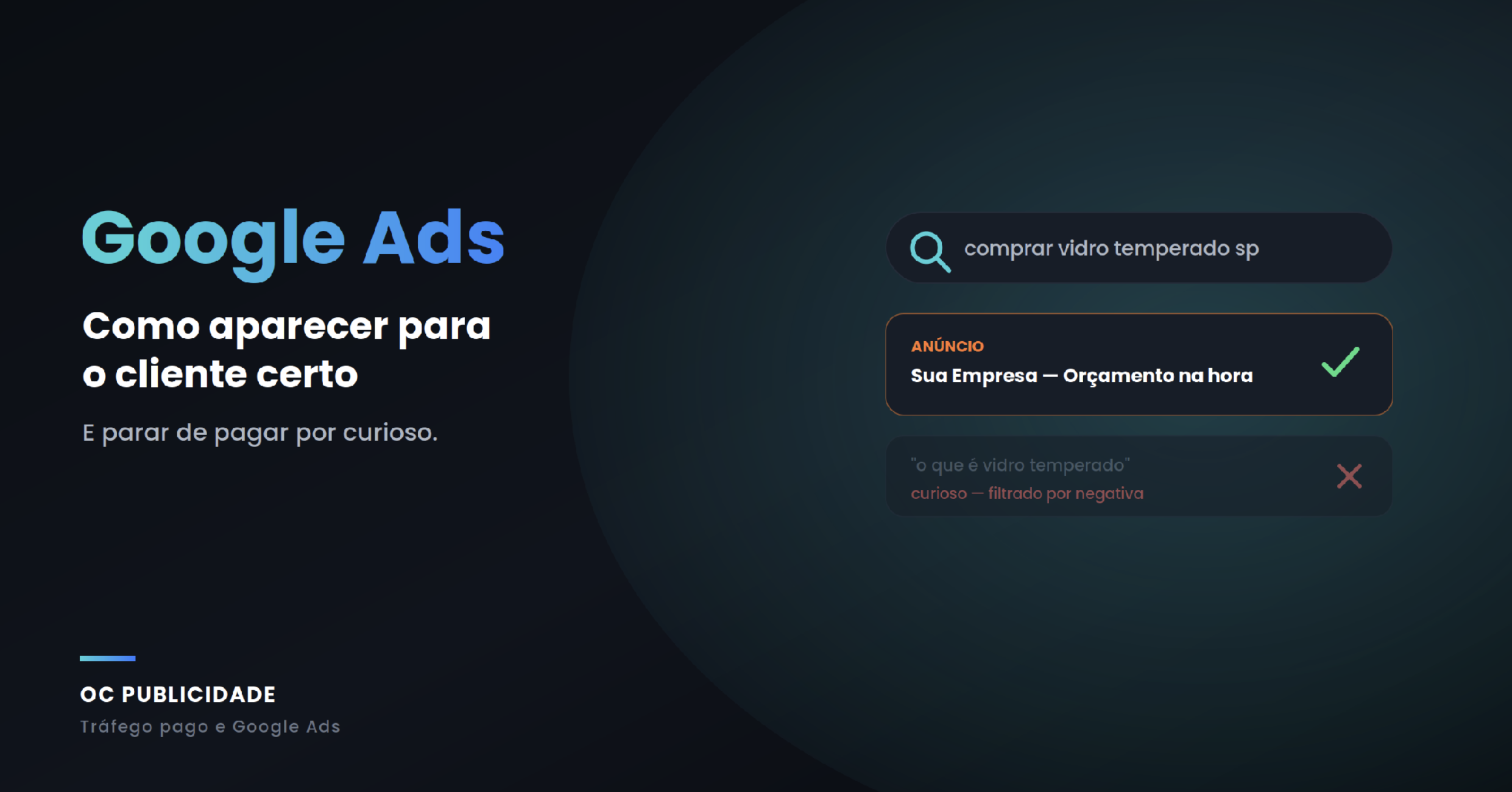 Google Ads: Como Aparecer para o Cliente Certo (e Não Queimar Verba com Curioso)